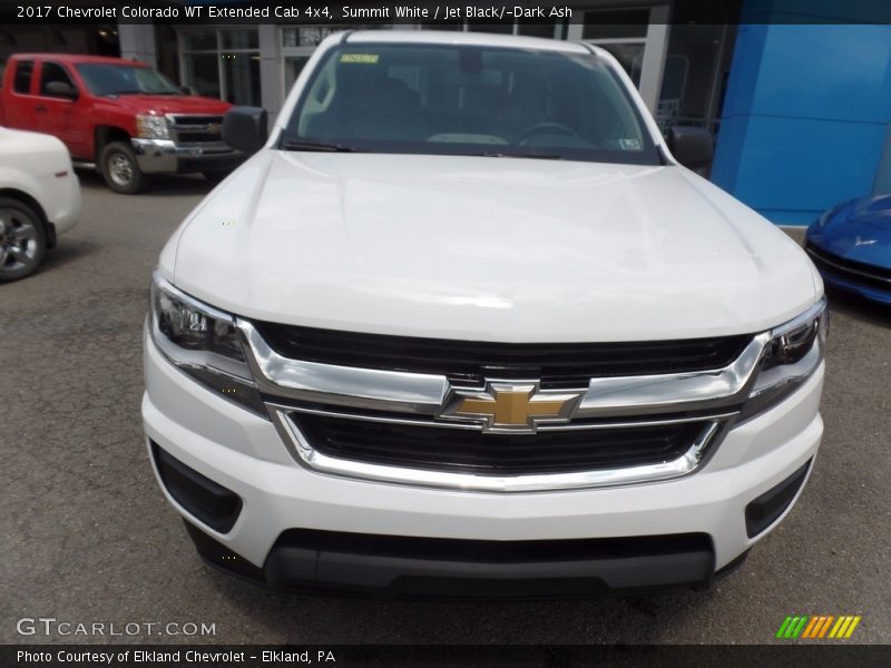 Summit White / Jet Black/­Dark Ash 2017 Chevrolet Colorado WT Extended Cab 4x4