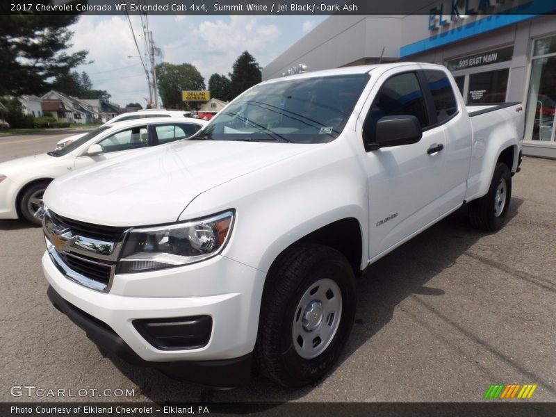 Summit White / Jet Black/­Dark Ash 2017 Chevrolet Colorado WT Extended Cab 4x4
