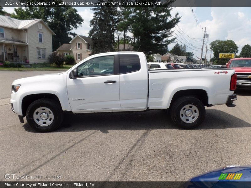 Summit White / Jet Black/­Dark Ash 2017 Chevrolet Colorado WT Extended Cab 4x4