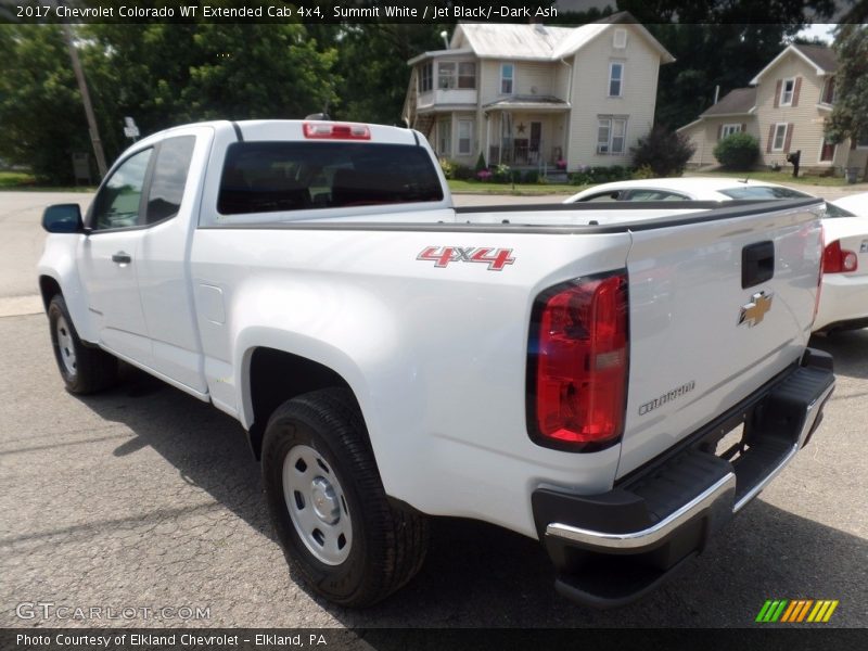 Summit White / Jet Black/­Dark Ash 2017 Chevrolet Colorado WT Extended Cab 4x4