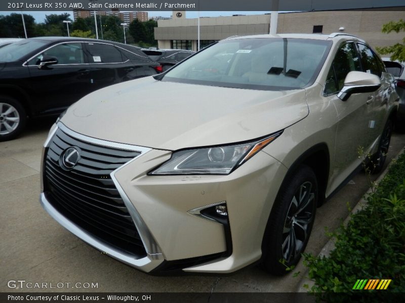 Satin Cashmere Metallic / Parchment 2017 Lexus RX 350 AWD