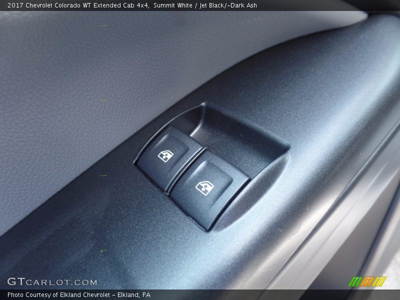 Summit White / Jet Black/­Dark Ash 2017 Chevrolet Colorado WT Extended Cab 4x4