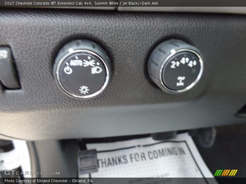 Summit White / Jet Black/­Dark Ash 2017 Chevrolet Colorado WT Extended Cab 4x4