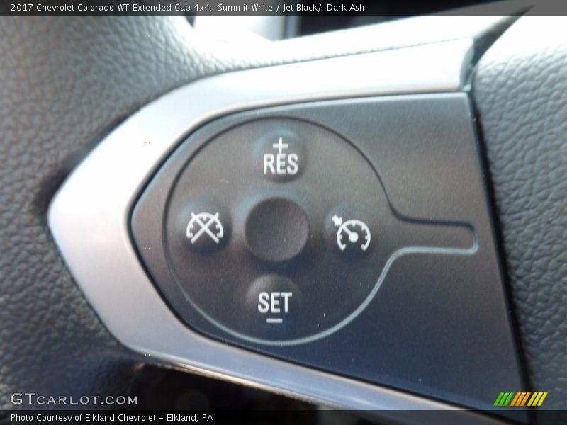 Summit White / Jet Black/­Dark Ash 2017 Chevrolet Colorado WT Extended Cab 4x4