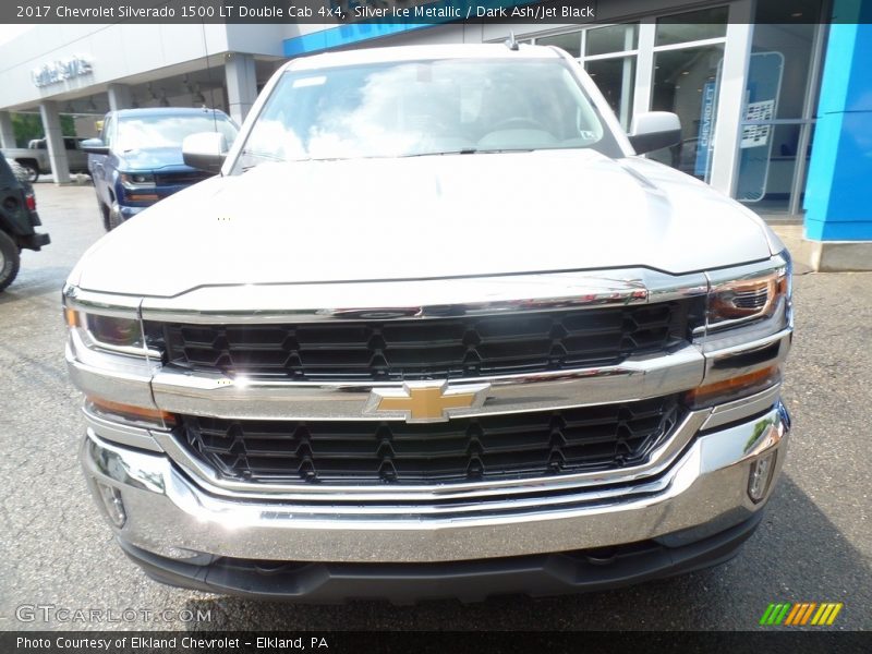 Silver Ice Metallic / Dark Ash/Jet Black 2017 Chevrolet Silverado 1500 LT Double Cab 4x4