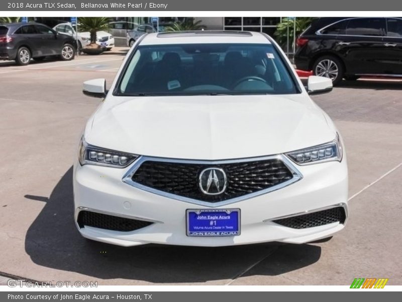 Bellanova White Pearl / Ebony 2018 Acura TLX Sedan