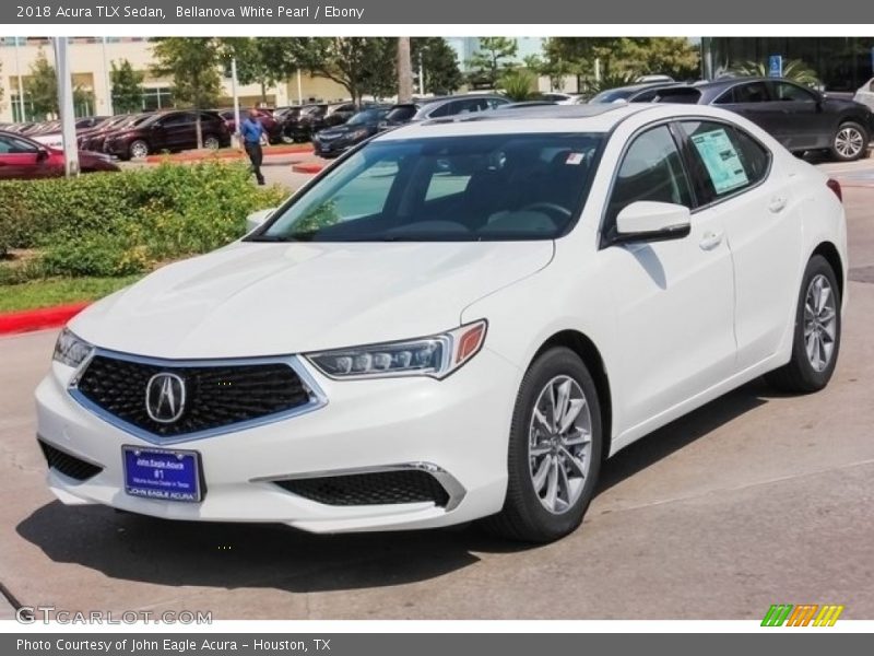 Bellanova White Pearl / Ebony 2018 Acura TLX Sedan