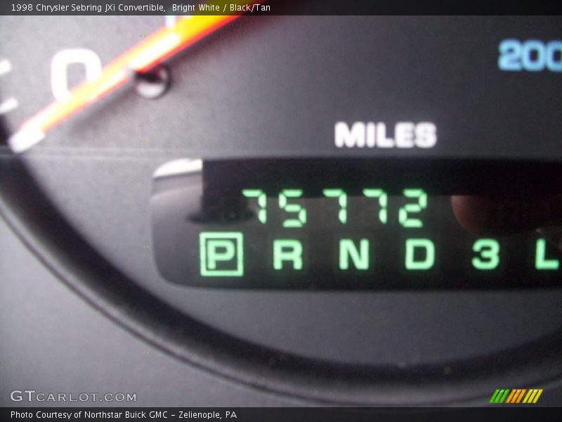 Bright White / Black/Tan 1998 Chrysler Sebring JXi Convertible