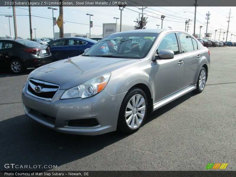 Steel Silver Metallic / Off Black 2010 Subaru Legacy 2.5i Limited Sedan