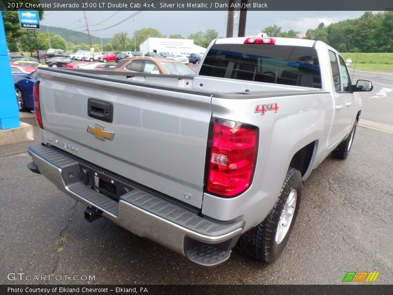 Silver Ice Metallic / Dark Ash/Jet Black 2017 Chevrolet Silverado 1500 LT Double Cab 4x4