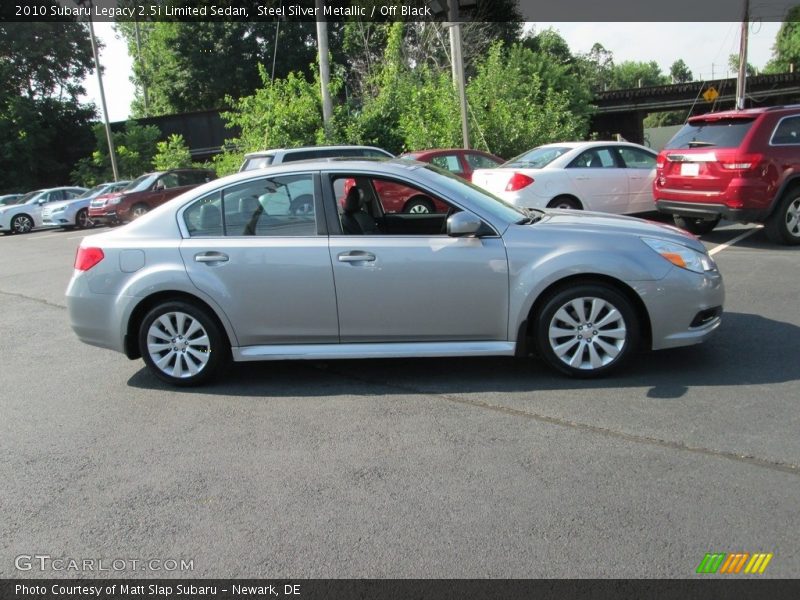 Steel Silver Metallic / Off Black 2010 Subaru Legacy 2.5i Limited Sedan