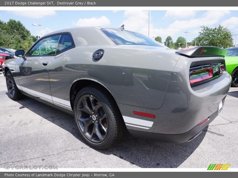 Destroyer Grey / Black 2017 Dodge Challenger SXT