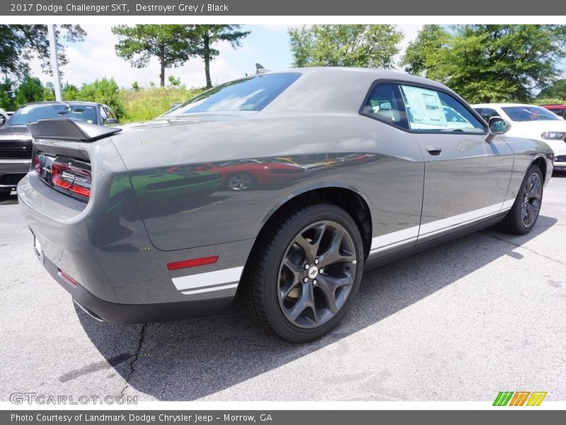Destroyer Grey / Black 2017 Dodge Challenger SXT