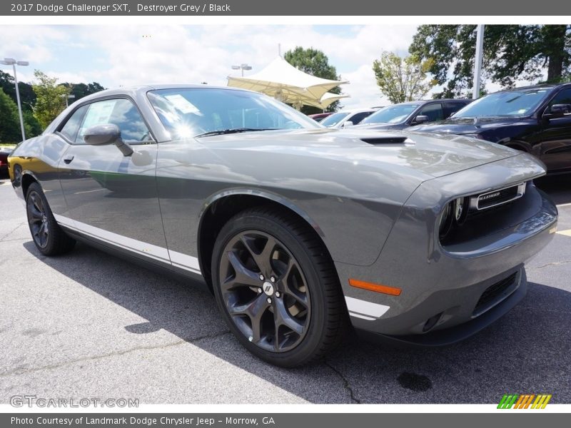 Destroyer Grey / Black 2017 Dodge Challenger SXT