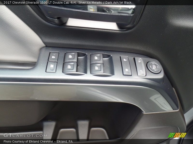 Silver Ice Metallic / Dark Ash/Jet Black 2017 Chevrolet Silverado 1500 LT Double Cab 4x4