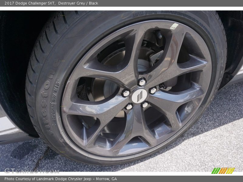Destroyer Grey / Black 2017 Dodge Challenger SXT