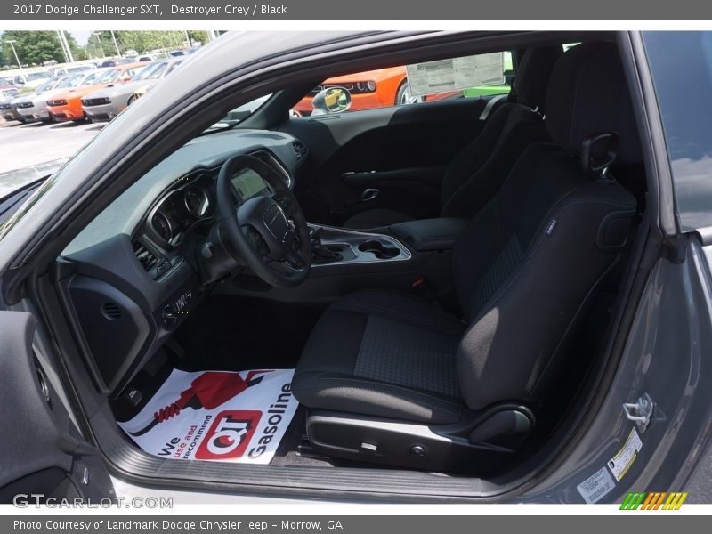 Destroyer Grey / Black 2017 Dodge Challenger SXT