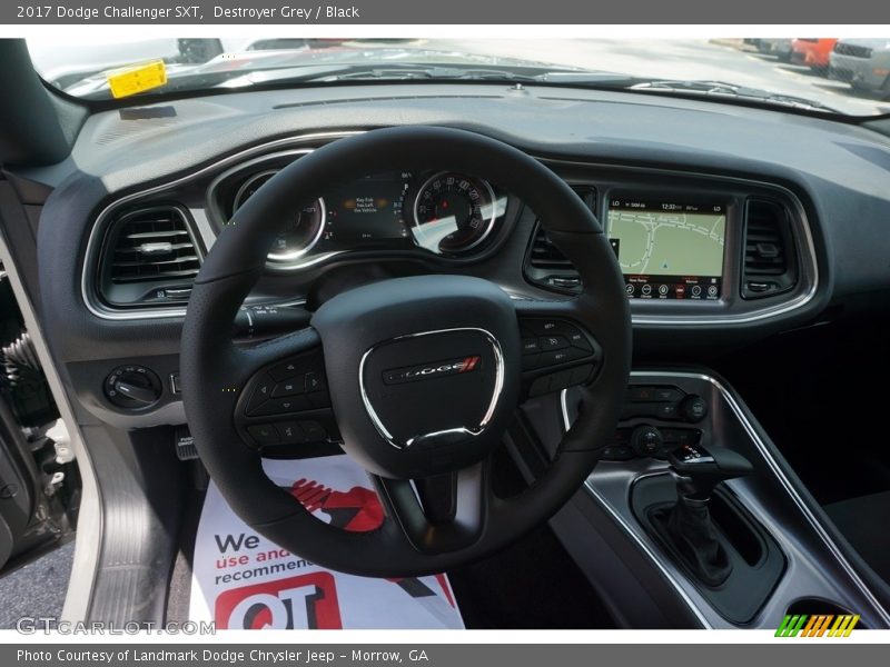 Destroyer Grey / Black 2017 Dodge Challenger SXT