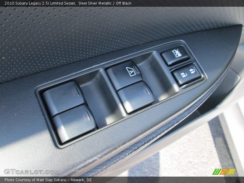 Steel Silver Metallic / Off Black 2010 Subaru Legacy 2.5i Limited Sedan