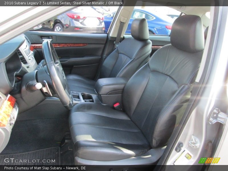 Steel Silver Metallic / Off Black 2010 Subaru Legacy 2.5i Limited Sedan