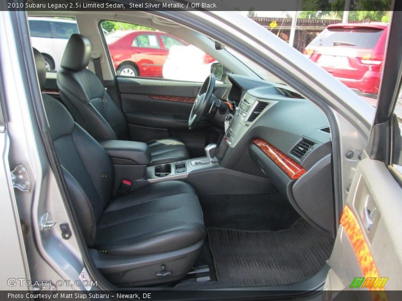 Steel Silver Metallic / Off Black 2010 Subaru Legacy 2.5i Limited Sedan
