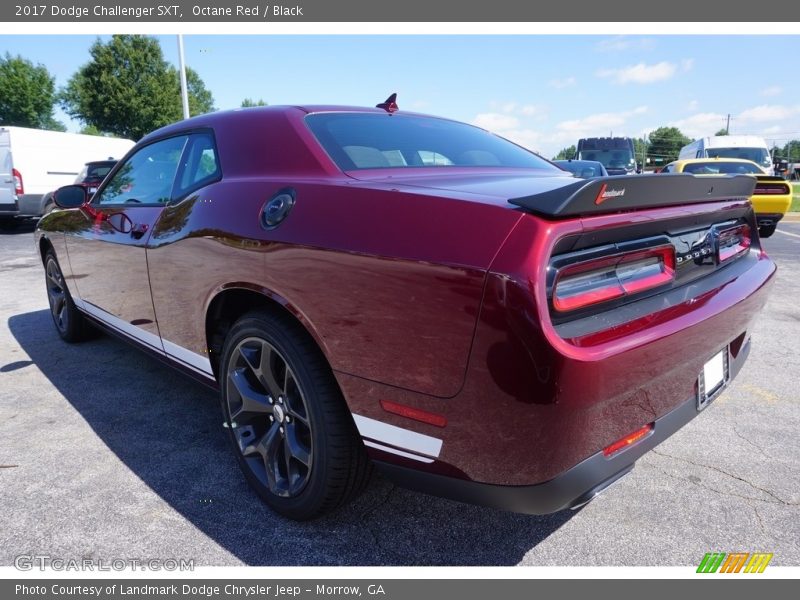 Octane Red / Black 2017 Dodge Challenger SXT