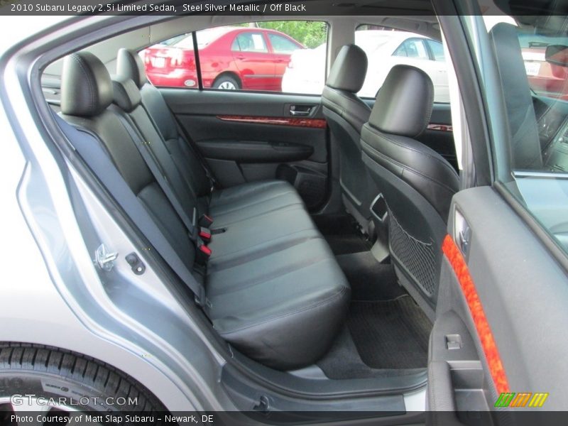 Steel Silver Metallic / Off Black 2010 Subaru Legacy 2.5i Limited Sedan