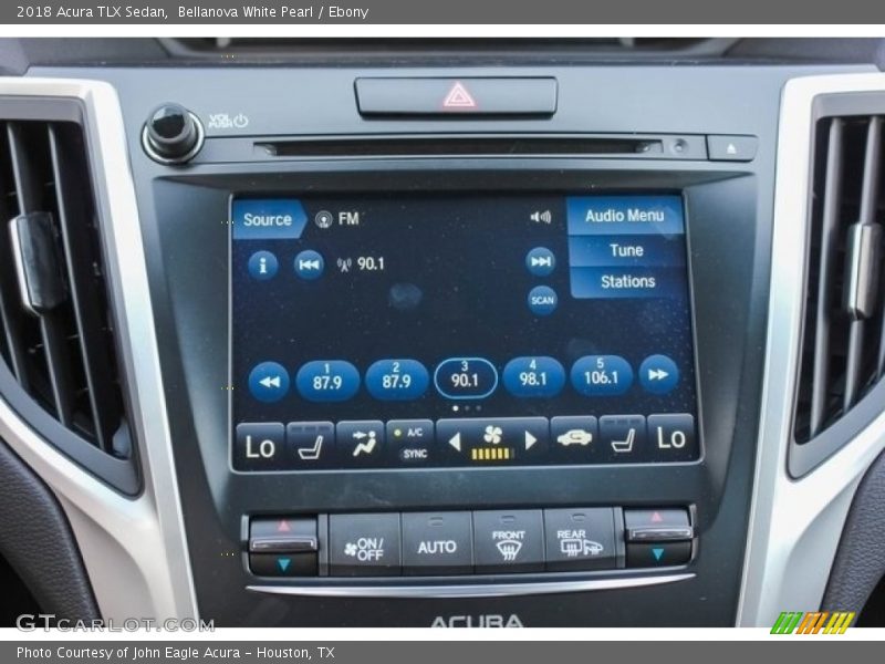 Bellanova White Pearl / Ebony 2018 Acura TLX Sedan