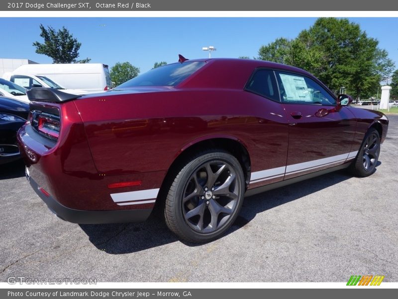 Octane Red / Black 2017 Dodge Challenger SXT