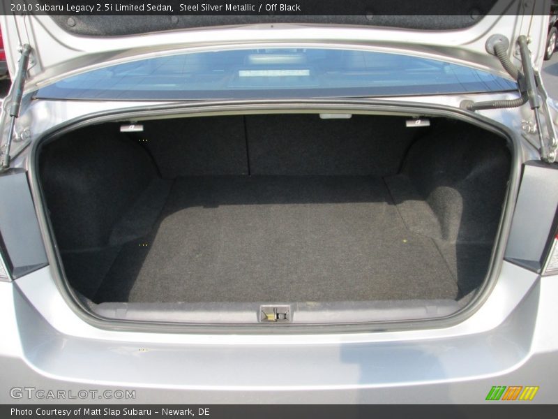 Steel Silver Metallic / Off Black 2010 Subaru Legacy 2.5i Limited Sedan