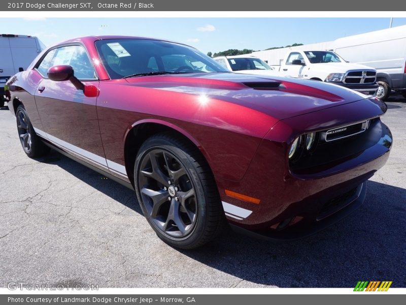 Octane Red / Black 2017 Dodge Challenger SXT