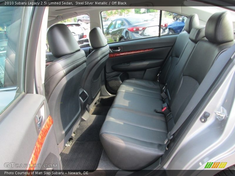 Steel Silver Metallic / Off Black 2010 Subaru Legacy 2.5i Limited Sedan
