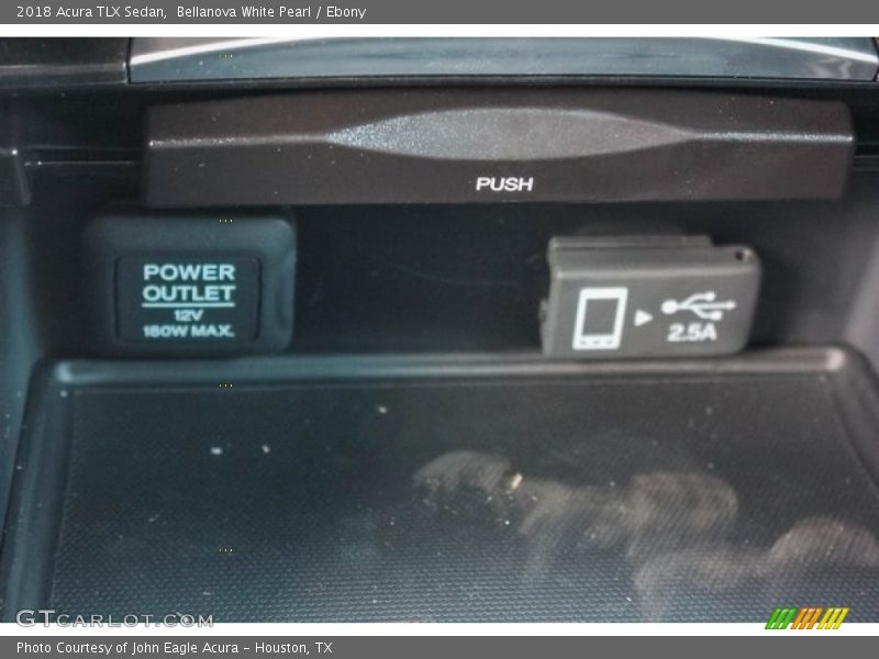 Bellanova White Pearl / Ebony 2018 Acura TLX Sedan