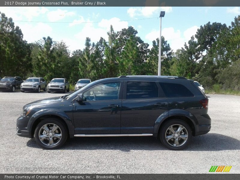 Bruiser Grey / Black 2017 Dodge Journey Crossroad Plus