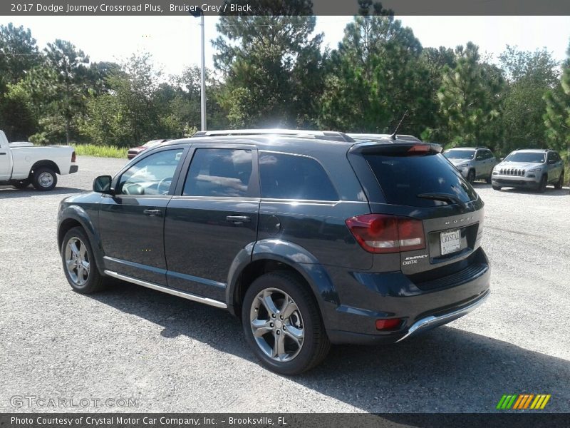 Bruiser Grey / Black 2017 Dodge Journey Crossroad Plus