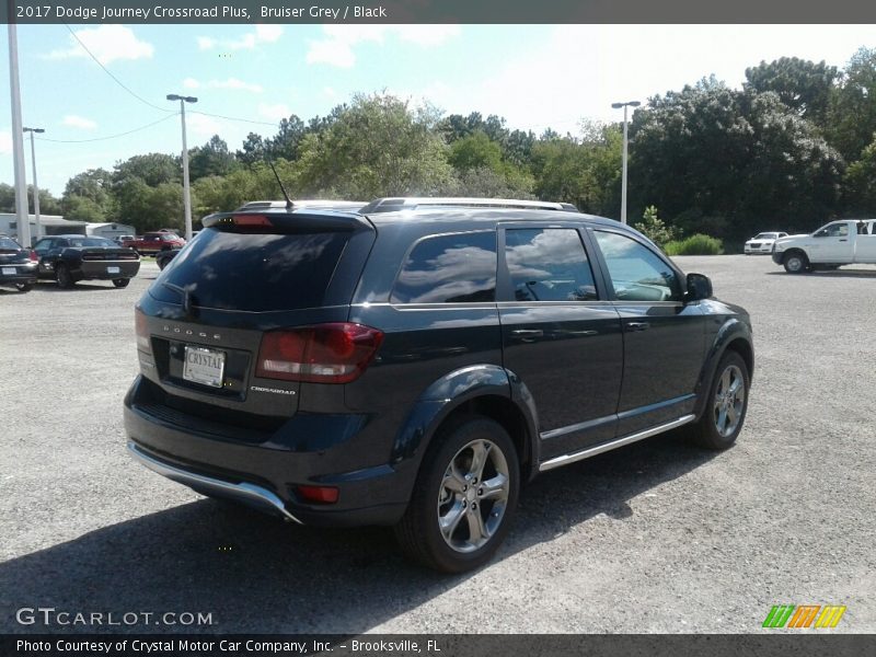 Bruiser Grey / Black 2017 Dodge Journey Crossroad Plus