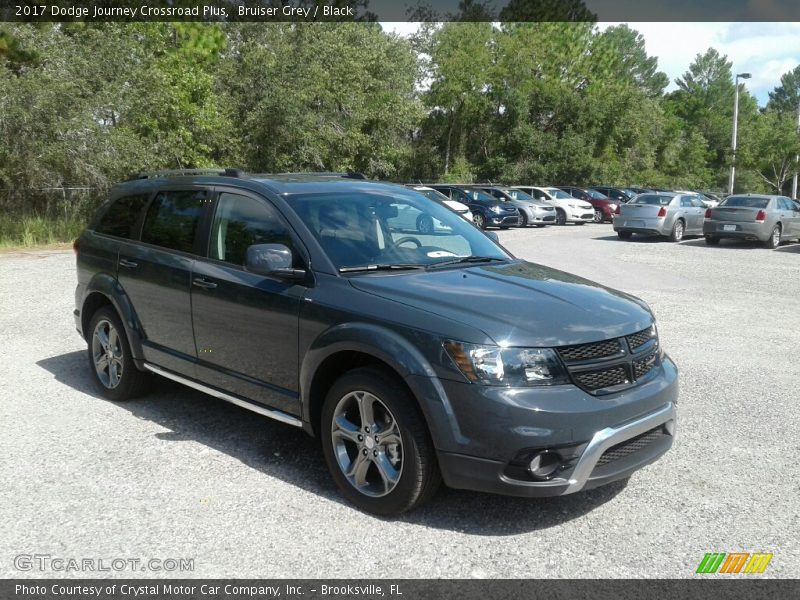 Bruiser Grey / Black 2017 Dodge Journey Crossroad Plus