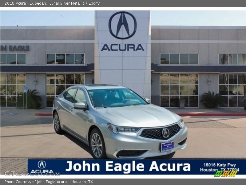 Lunar Silver Metallic / Ebony 2018 Acura TLX Sedan