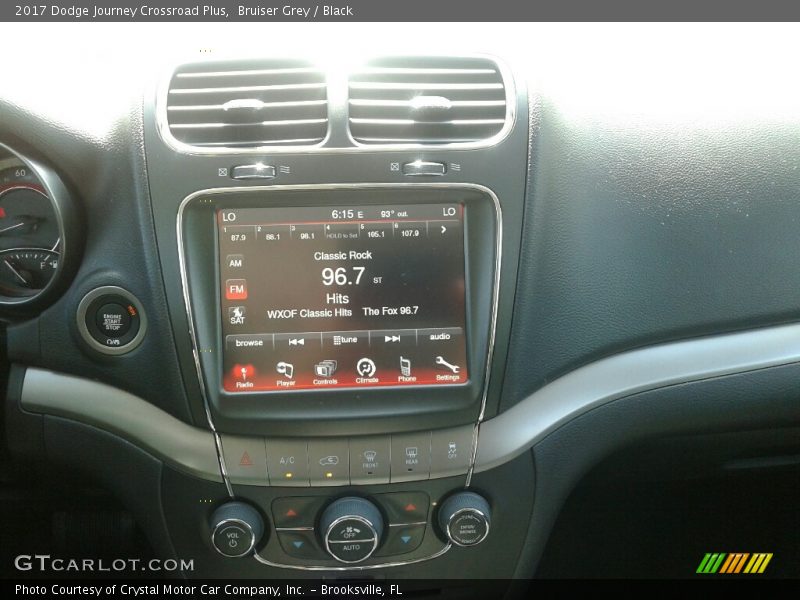 Bruiser Grey / Black 2017 Dodge Journey Crossroad Plus