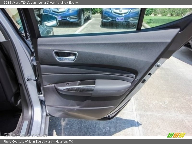 Lunar Silver Metallic / Ebony 2018 Acura TLX Sedan
