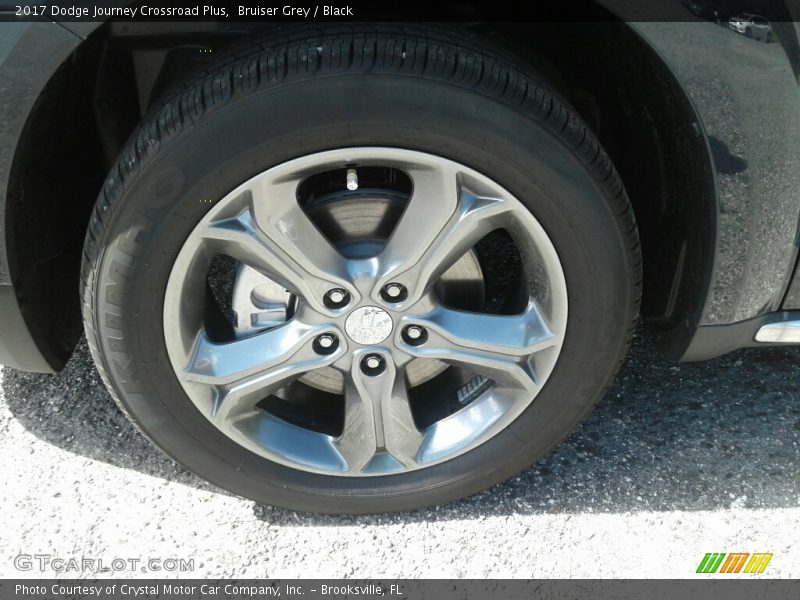 Bruiser Grey / Black 2017 Dodge Journey Crossroad Plus