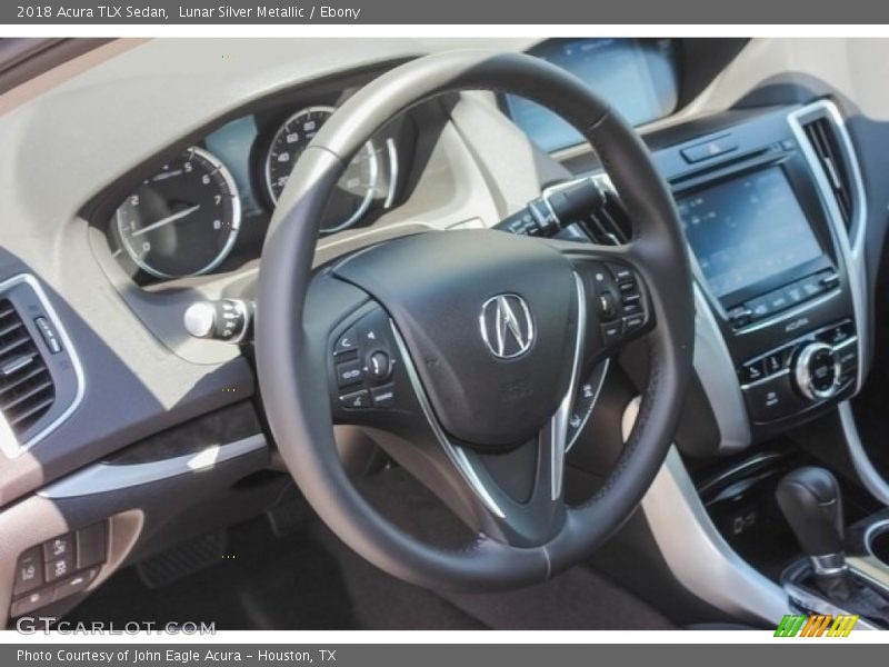 Lunar Silver Metallic / Ebony 2018 Acura TLX Sedan