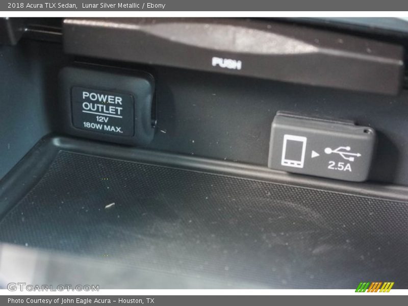 Lunar Silver Metallic / Ebony 2018 Acura TLX Sedan