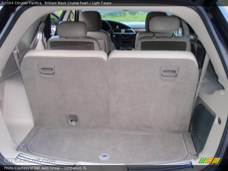 Brilliant Black Crystal Pearl / Light Taupe 2004 Chrysler Pacifica