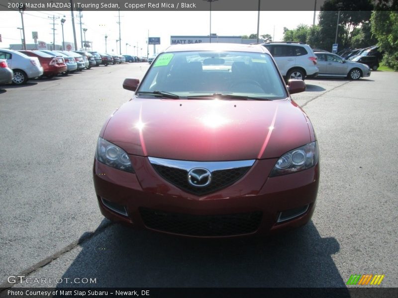 Copper Red Mica / Black 2009 Mazda MAZDA3 i Touring Sedan
