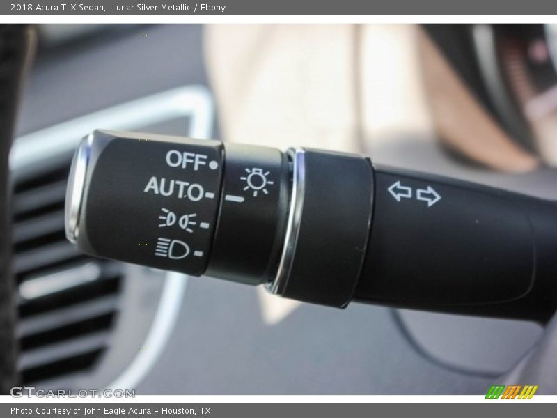 Lunar Silver Metallic / Ebony 2018 Acura TLX Sedan