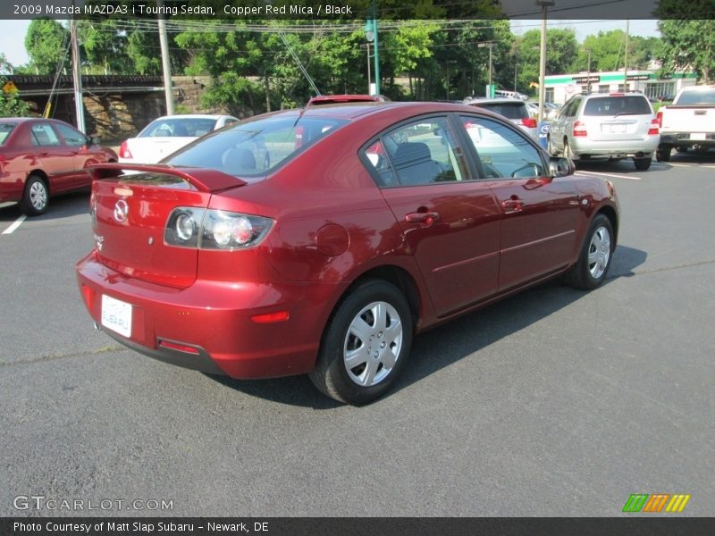 Copper Red Mica / Black 2009 Mazda MAZDA3 i Touring Sedan