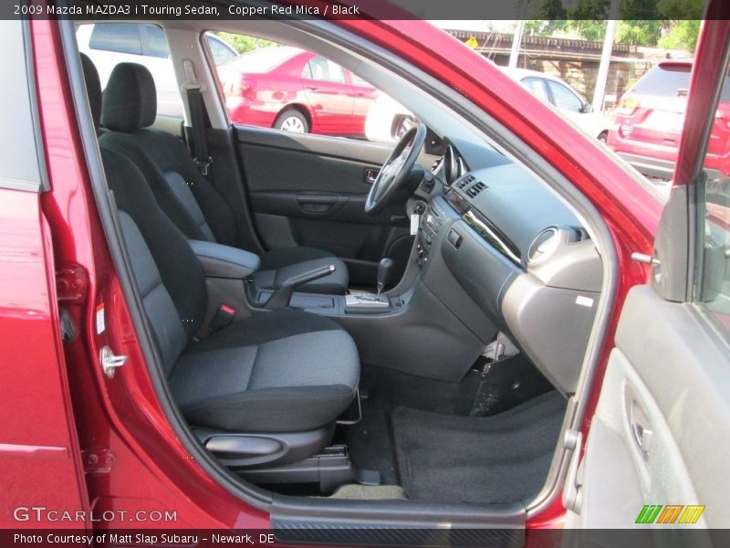 Copper Red Mica / Black 2009 Mazda MAZDA3 i Touring Sedan