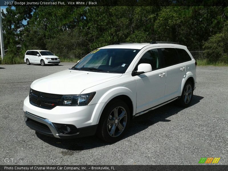 Vice White / Black 2017 Dodge Journey Crossroad Plus