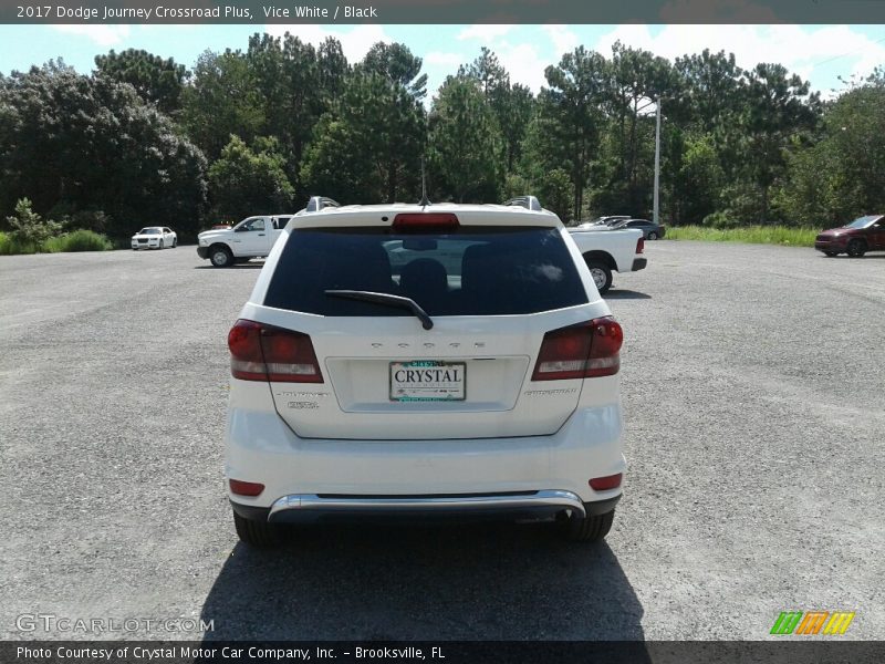 Vice White / Black 2017 Dodge Journey Crossroad Plus